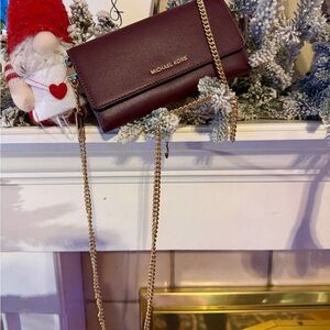 Michael Kors Crossbody Bag with Gold Chain